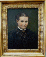 Portrait Öl auf Leinwand mit vergoldeten Zierrahmen, ca. 1910, Gemäldemaße: 40 x 30 cm, 750,-€